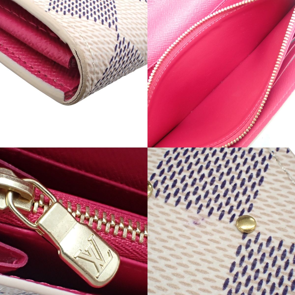 ！美品！ ルイヴィトン ダミエ アズール ポルトフォイユ サラ 長財布 2つ折り 美品】ルイヴィトン ダミエ アズール ポルトフォイユサラ 長財布 #264