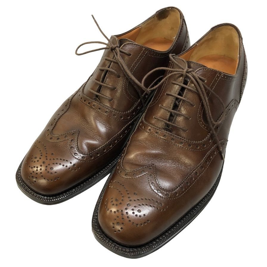 サルヴァトーレ フェラガモ レザーシューズ ウイングチップ【AFC1