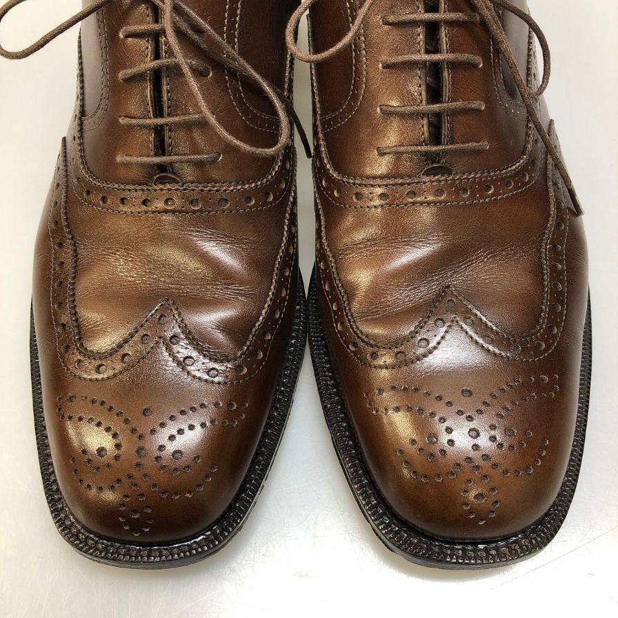 サルヴァトーレ フェラガモ レザーシューズ ウイングチップ【AFC1