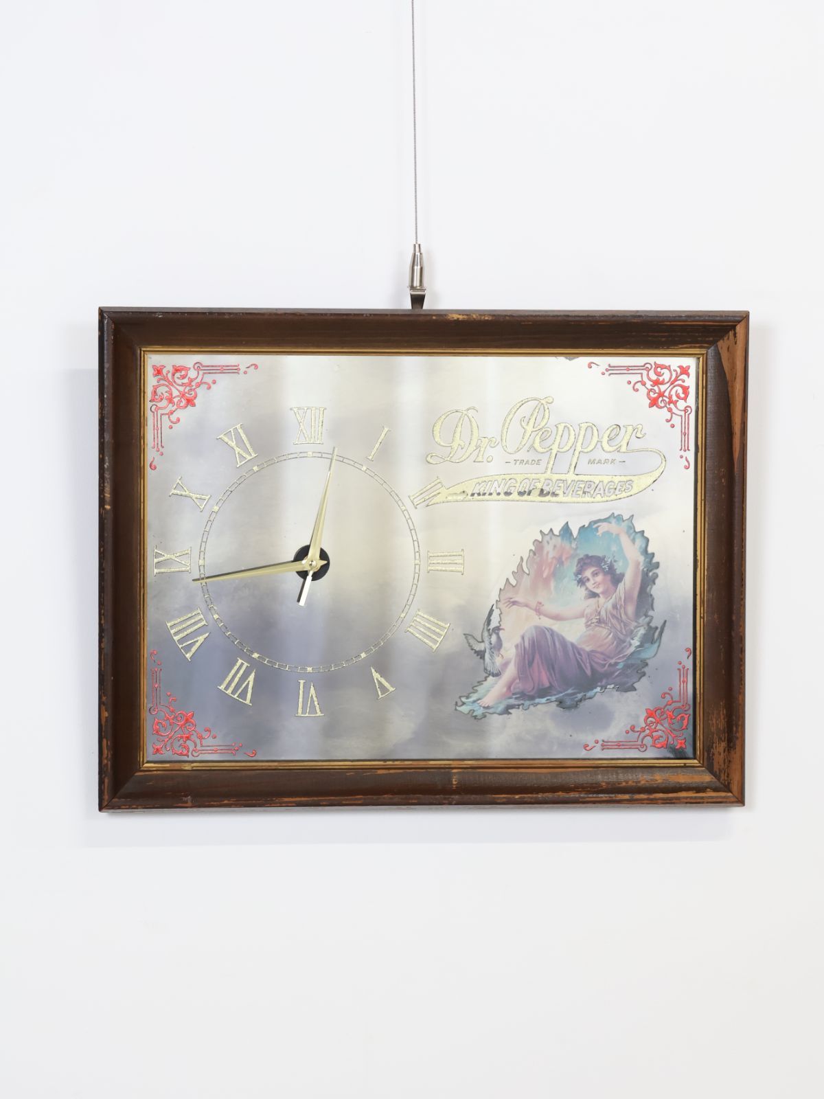 ♡J21003 ヴィンテージ パブミラー NAPOLEON 壁掛け インテリア