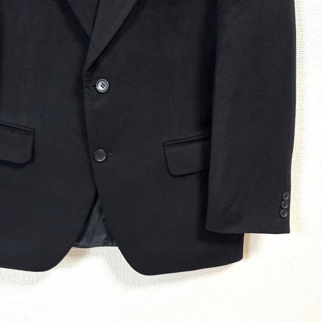 美品】 DURBAN テーラードジャケット カシミヤ100% ブラック 【公式通販】