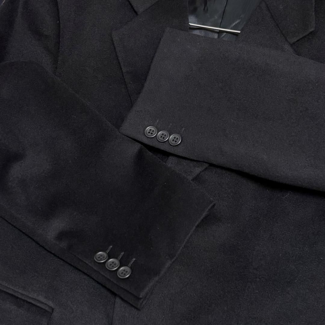 美品】 DURBAN テーラードジャケット カシミヤ100% ブラック - メルカリ