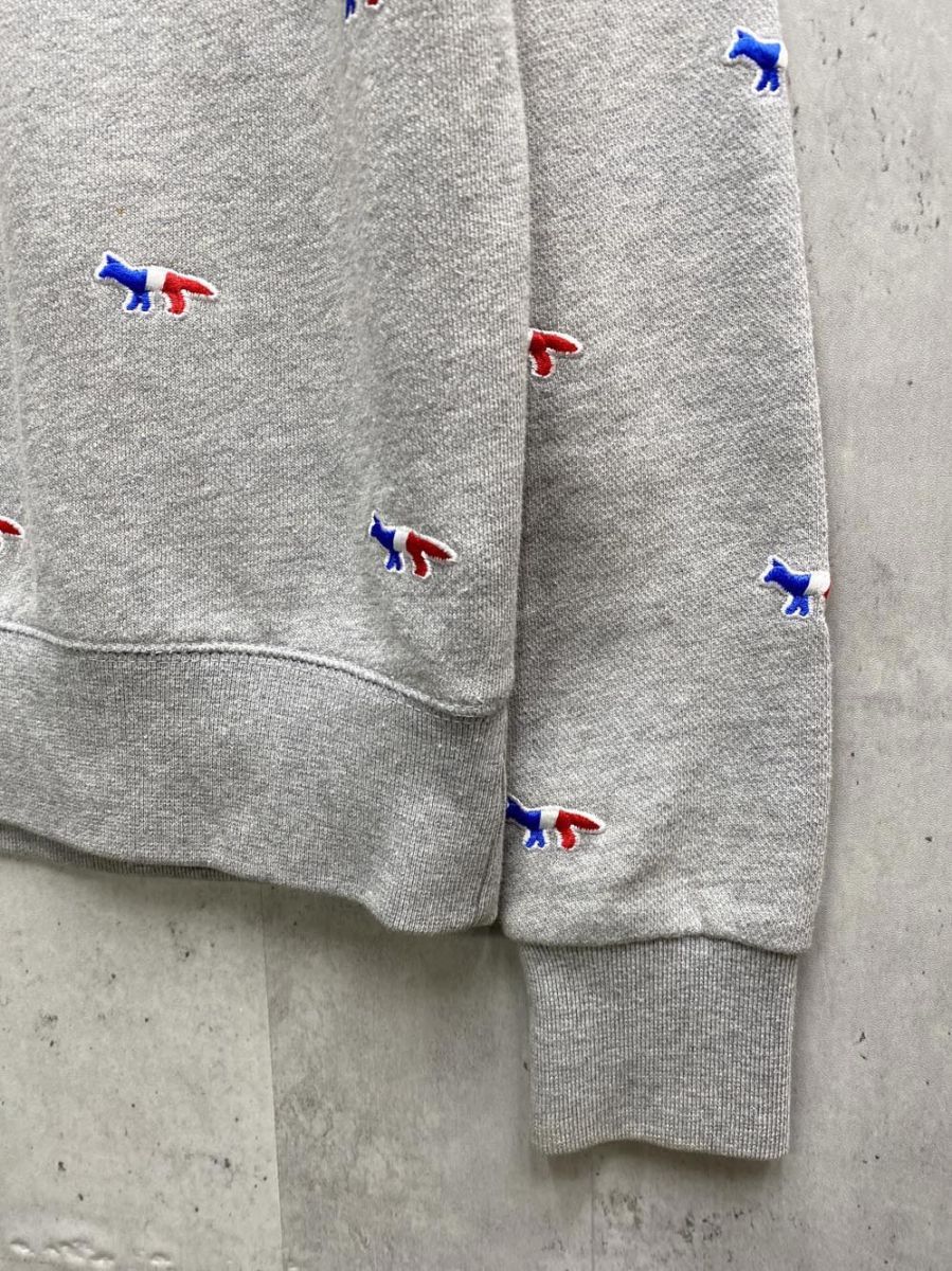 MAISON KITSUNE メゾンキツネ 希少デザイン オーバーサイズ 裏毛