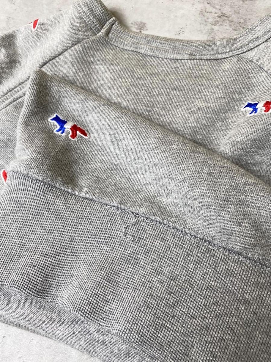 MAISON KITSUNE メゾンキツネ 希少デザイン オーバーサイズ 裏毛