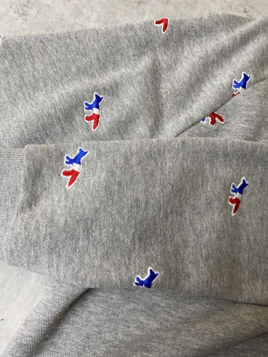 MAISON KITSUNE メゾンキツネ 希少デザイン オーバーサイズ 裏毛