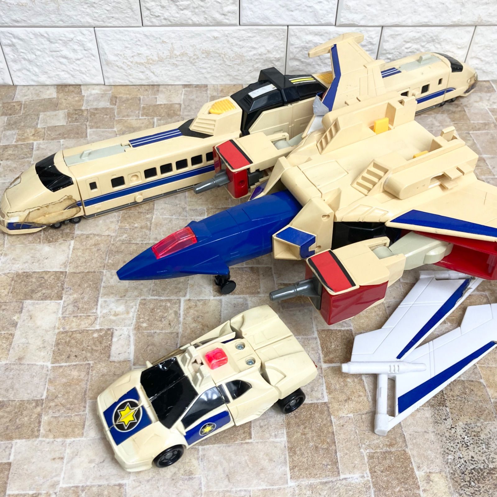 当時品】伝説の勇者 ダ・ガーン ダ・ガーンX & ガ・オーン セット 平成