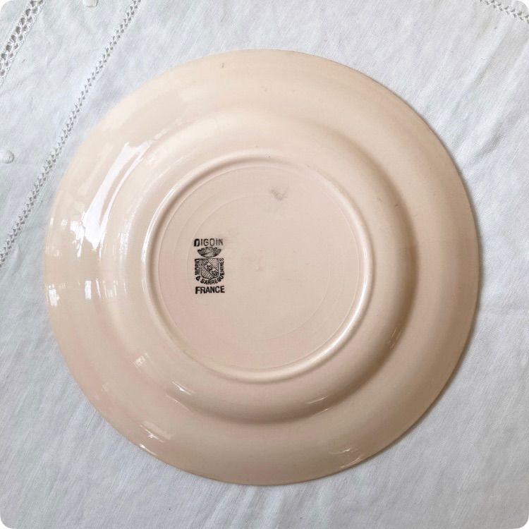 フランスアンティーク 皿｜ディゴワン・サルグミンヌ（Digoin