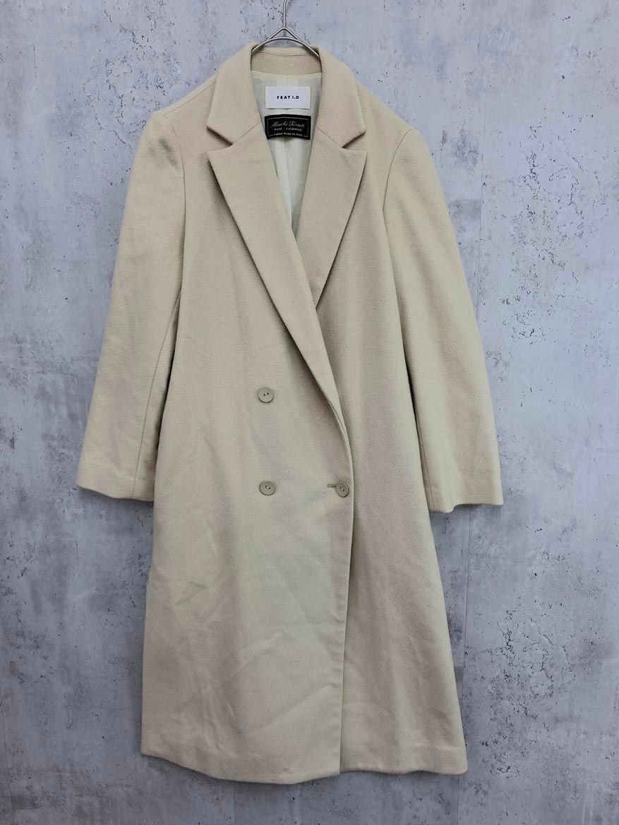 FRAY I.D フレイアイディー FWFC204002 カシミヤ チェスター コート
