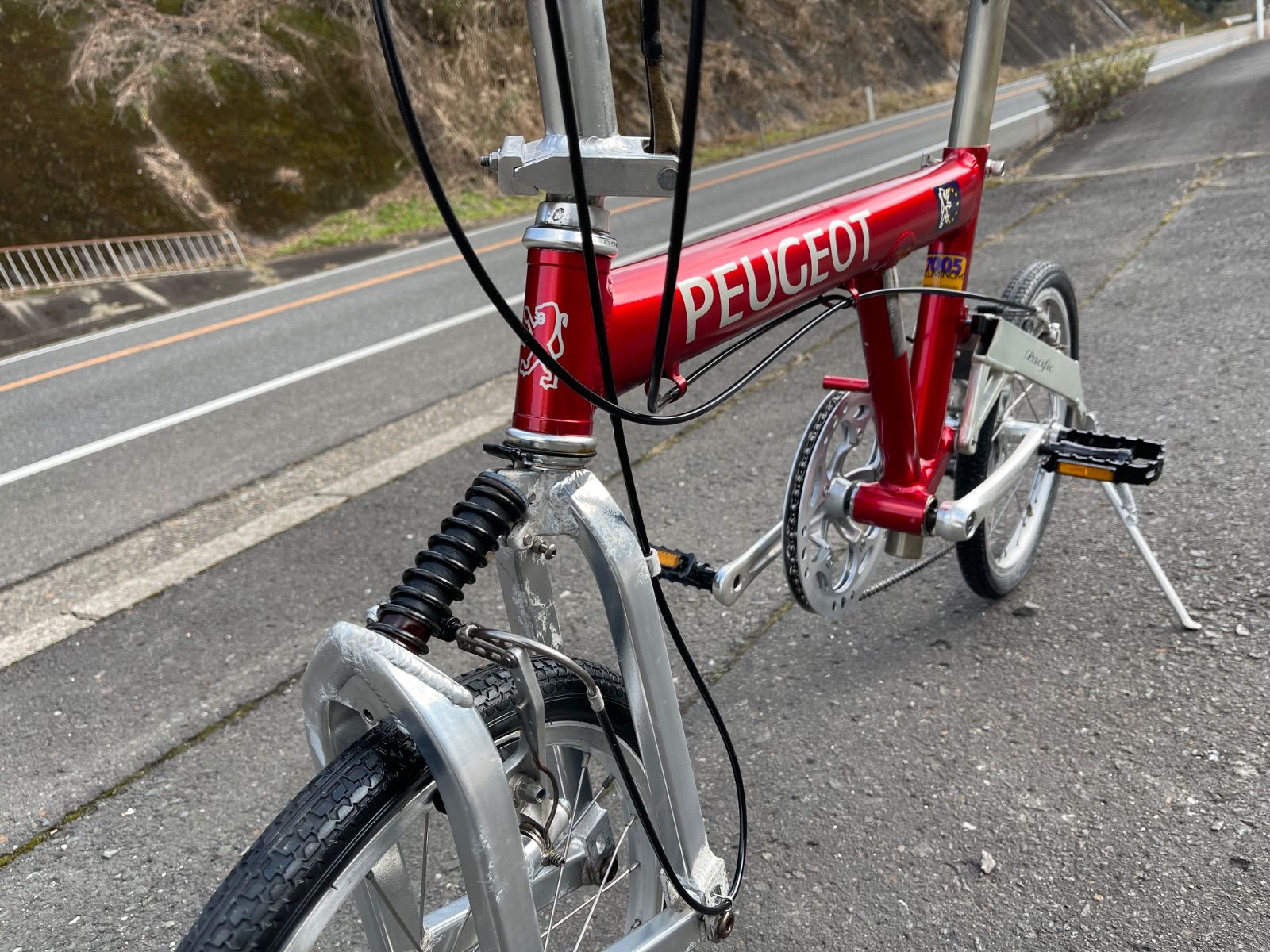 即乘】送料無料 PEUGEOT 折り畳み自転車 SHIMANO 8速 ミニベロ 小径車