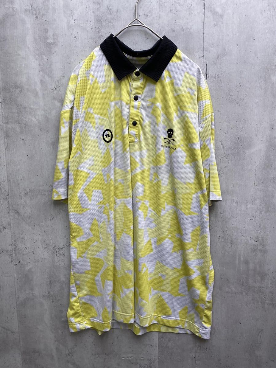 美品 MARK & LONA マークアンドロナ メッシュ TL-Zig Zag Polo