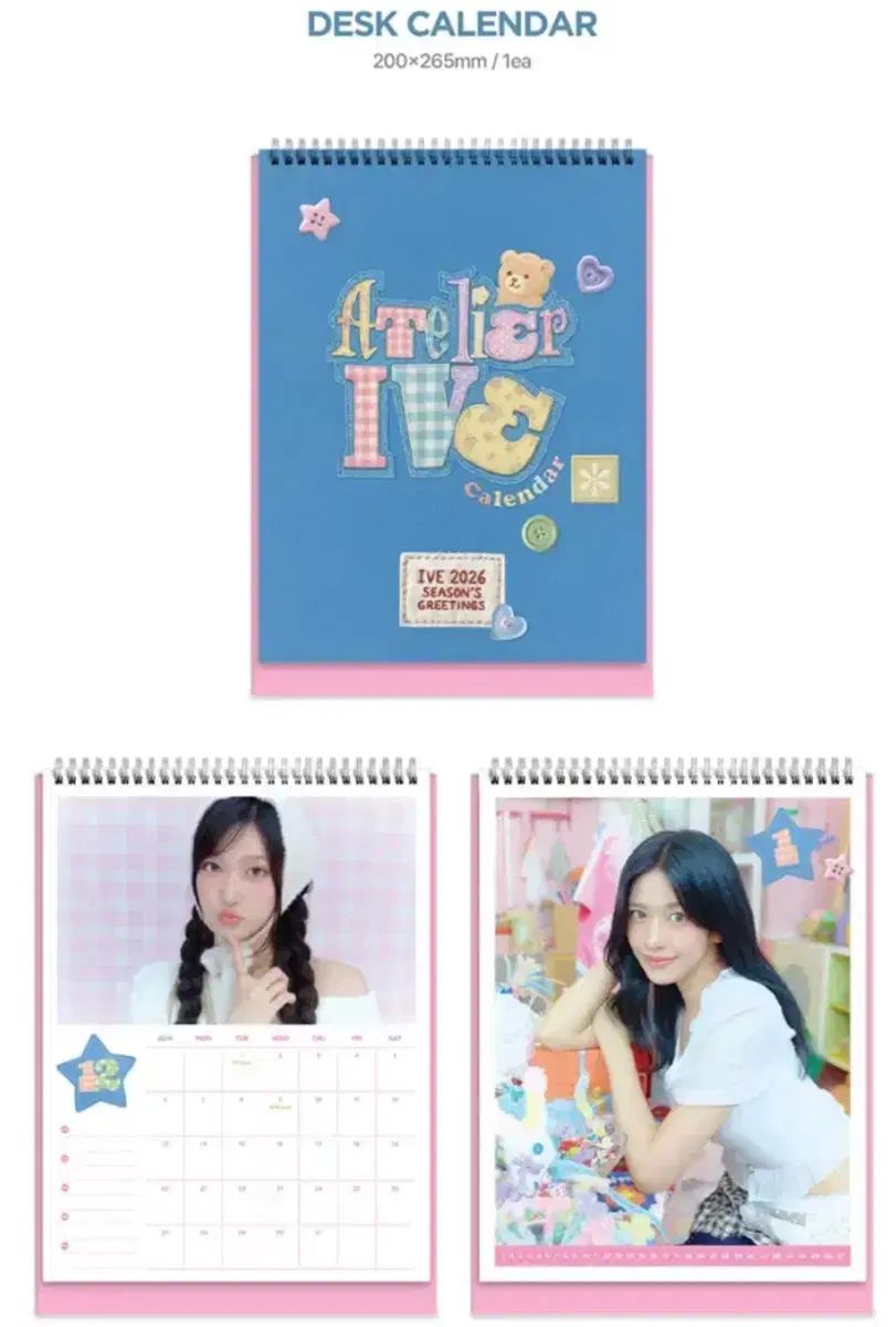 IVE 2026 シーズン グリーティング卓上カレンダー - メルカリ