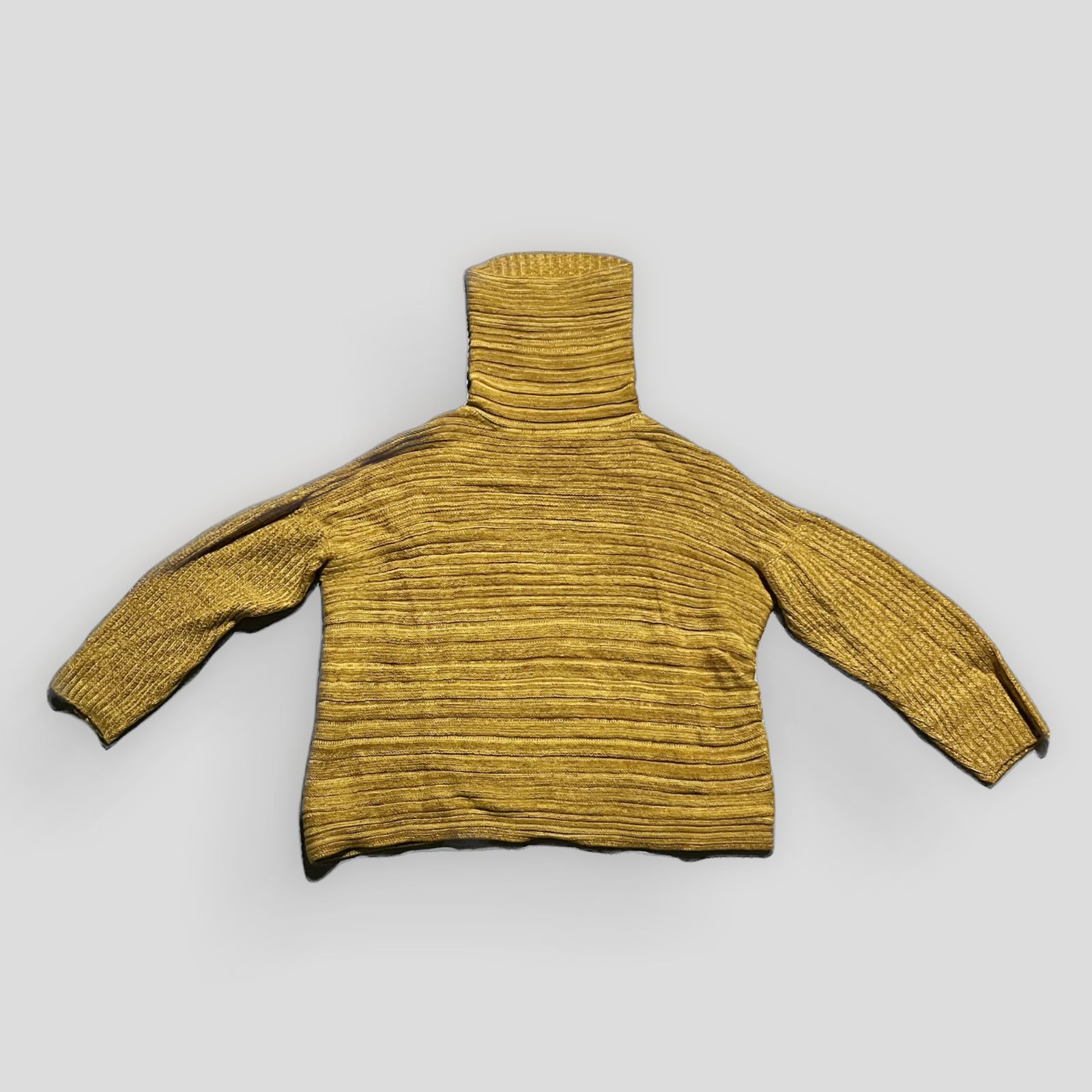 TAMAKI NIIME ニット セーター イエロー タートルネック ハイネック