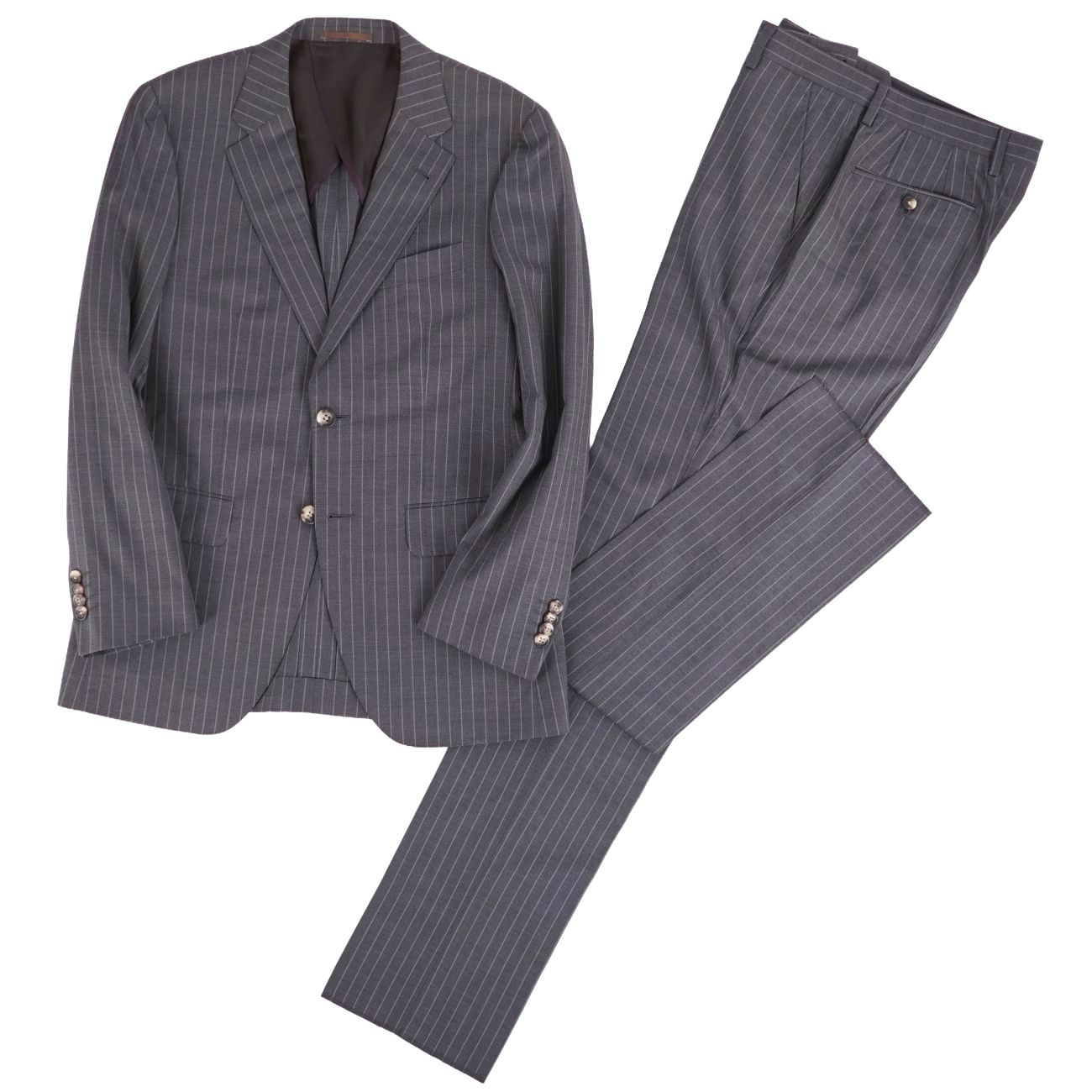 美品 ポール・スミス Paul Smith セットアップ シングル スーツ スト