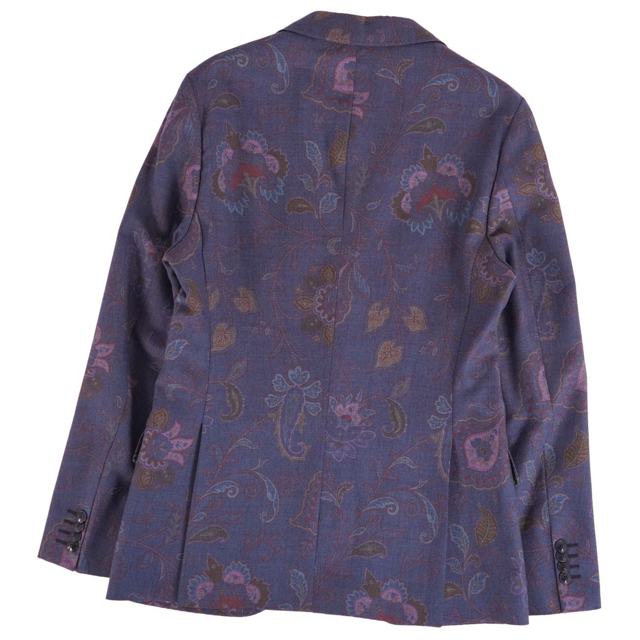 美品 エトロ ETRO ジャケット テーラード ペイズリー ウール アウター 