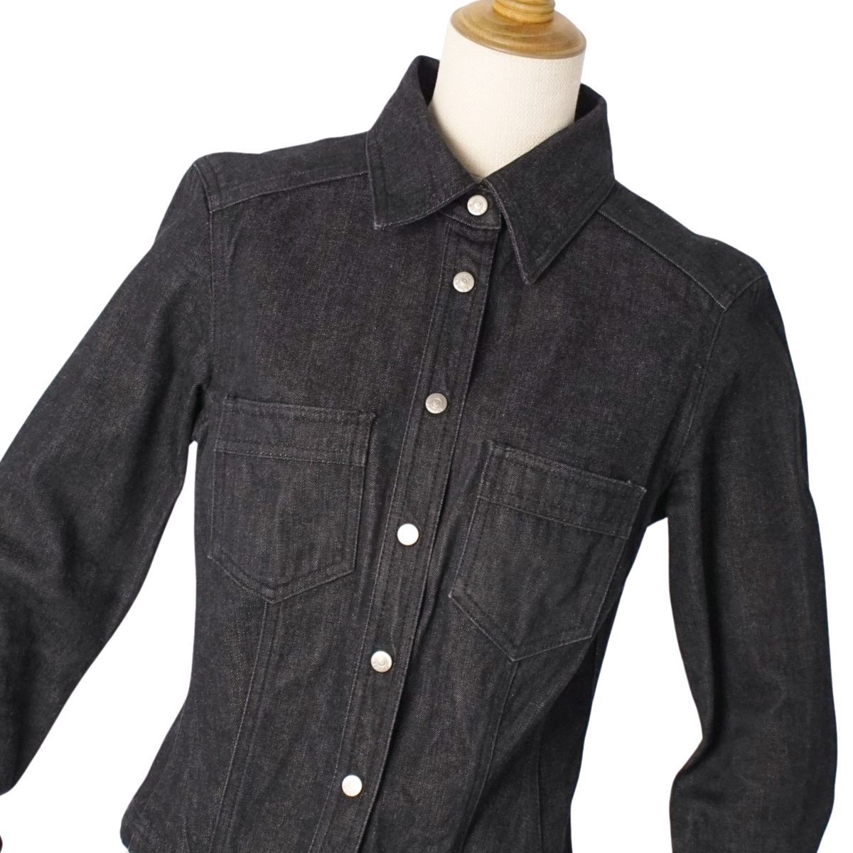 美品☆GUCCI トムフォード期 ジャケット Gジャン デニム ロゴボタン 美品 グッチ GUCCI ジャケット トムフォード期 デニムジャケット