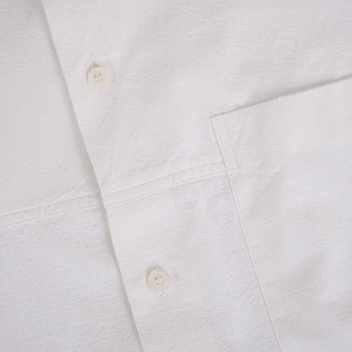 美品 ロエベ LOEWE シャツ ロングスリーブ 長袖 アナグラム コットン