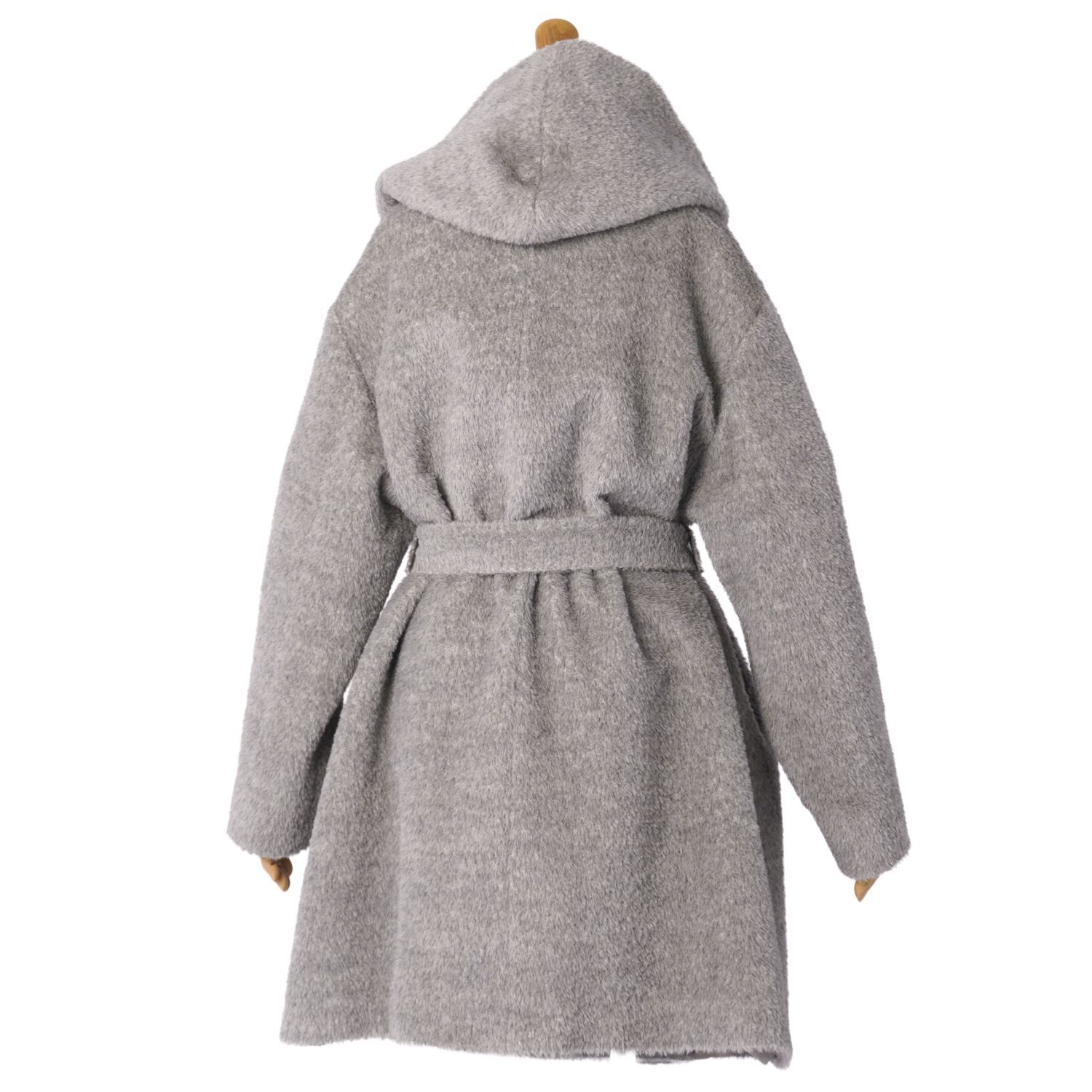 美品 マックスマーラ Max Mara STUDIO フーデッドコート フード - メルカリ 