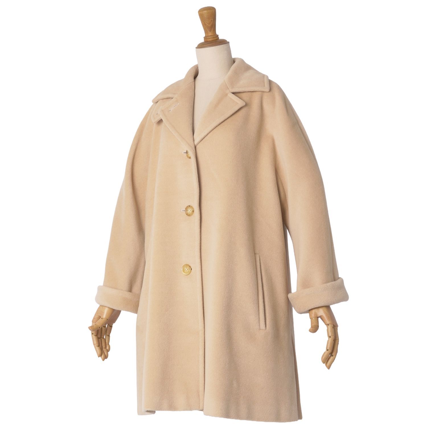 美品 マックスマーラ Max Mara コート ステンカラーコート  