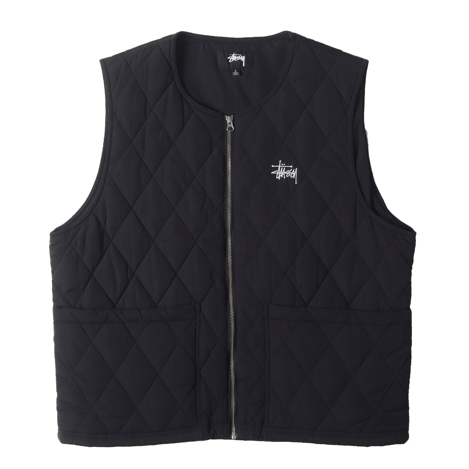 STUSSY ステューシー 22SS キルティング ライナー ベスト(Diamond
