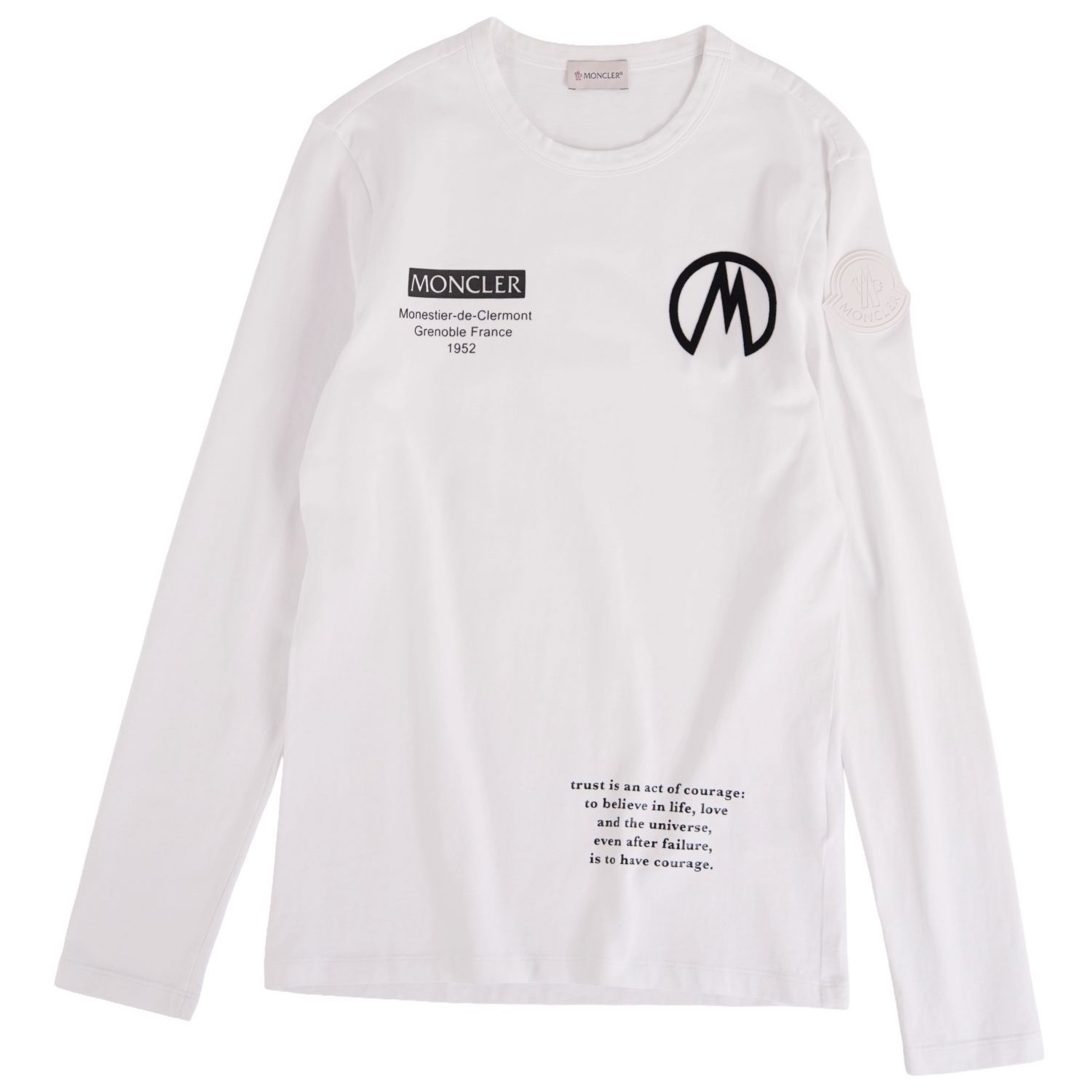 美品 モンクレール MONCLER 2020年 Tシャツ カットソー ロングスリ 