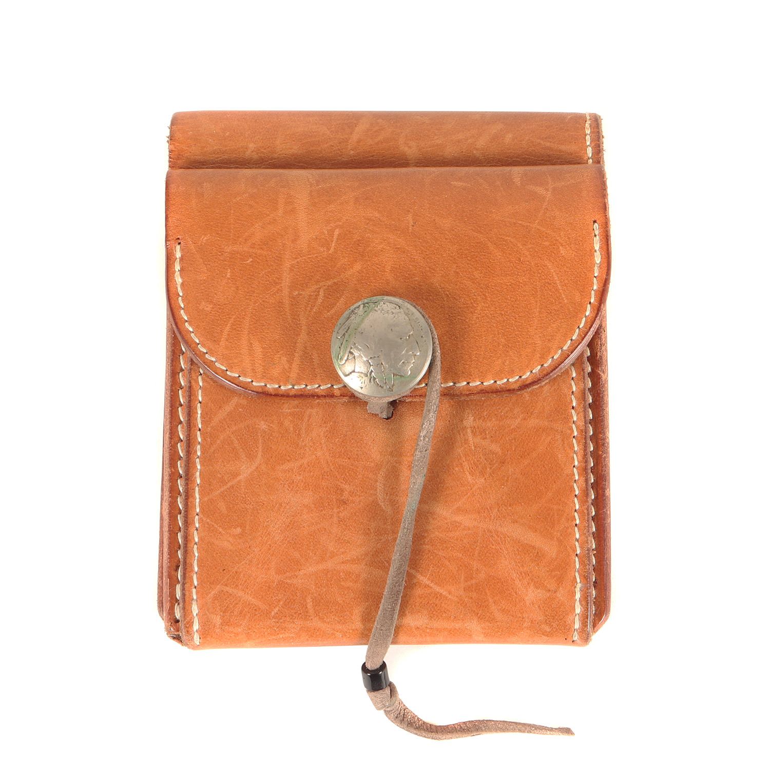 goros ゴローズ | サドルレザー 2つ折り ウォレット / 財布 | ブラウン