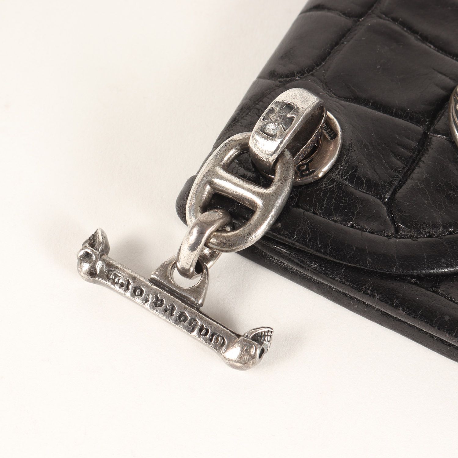 Bill Wall Leather クロコダイル ウォレット ラウンドファスナー 長