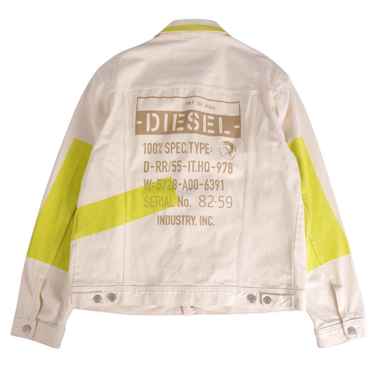 美品 ディーゼル DIESEL ジャケット デニムジャケット ロゴ コットン 