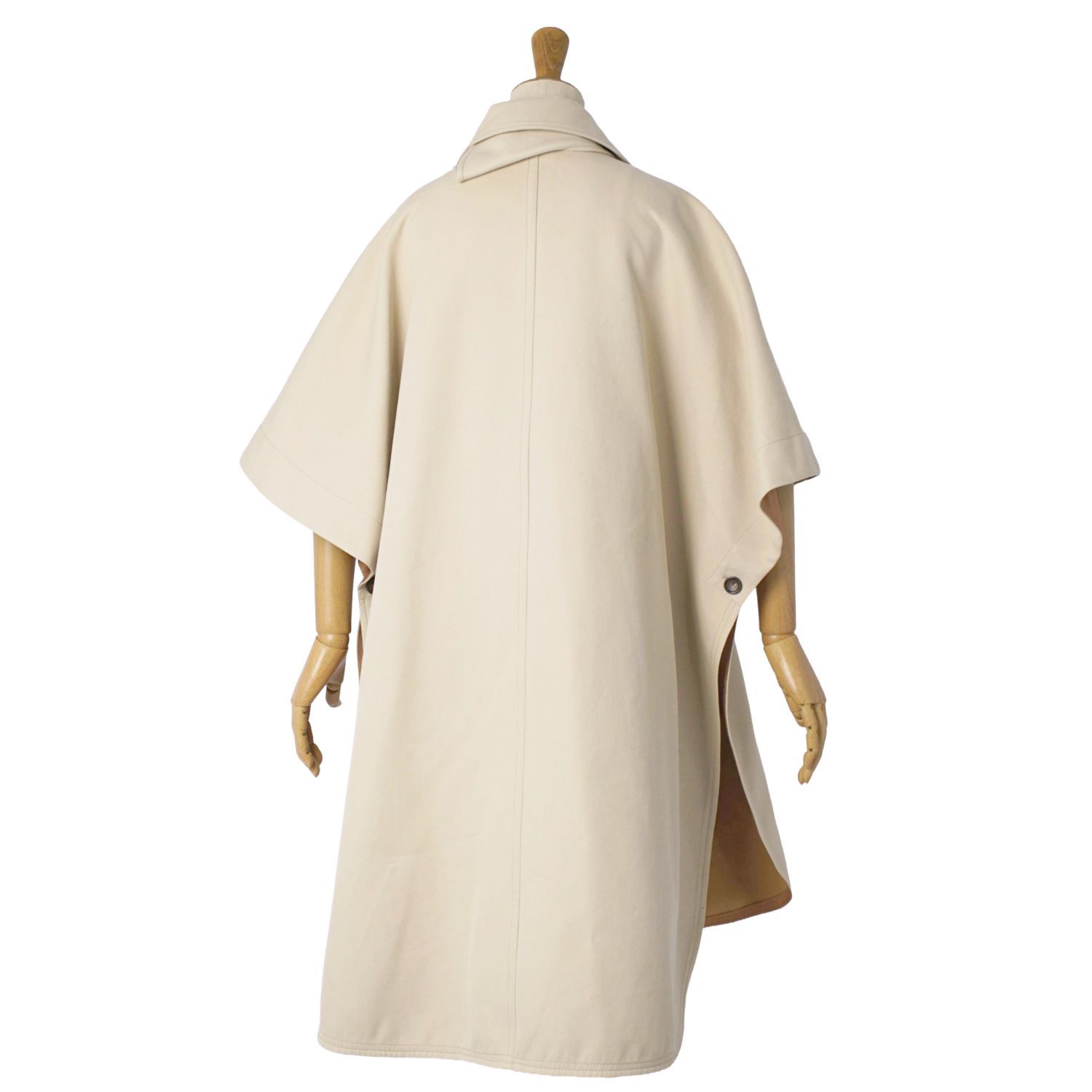 極美品 マックスマーラ Max Mara 白タグ コート ポンチョ ケープ ダブ