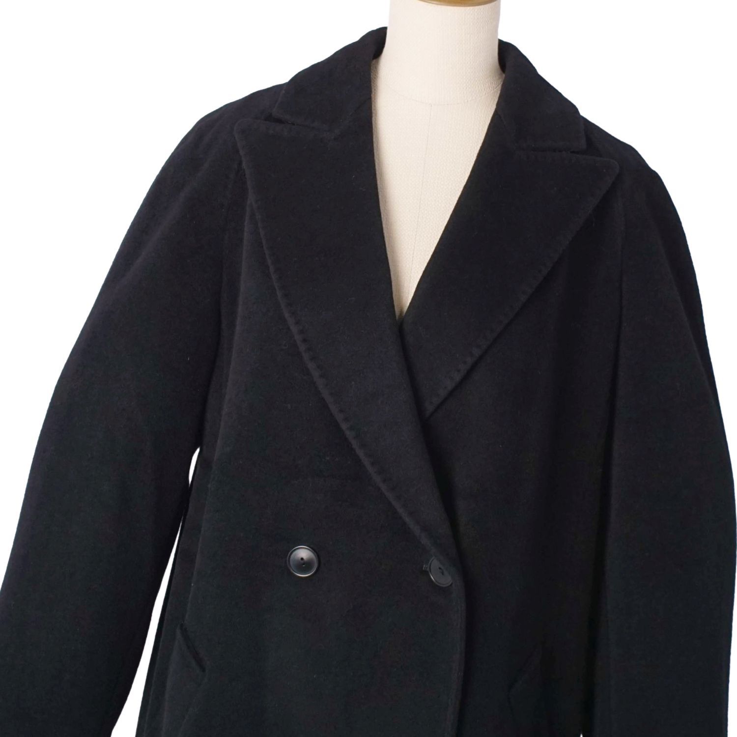 極美品 マックスマーラ Max Mara コート ロングコート ダブルブレスト