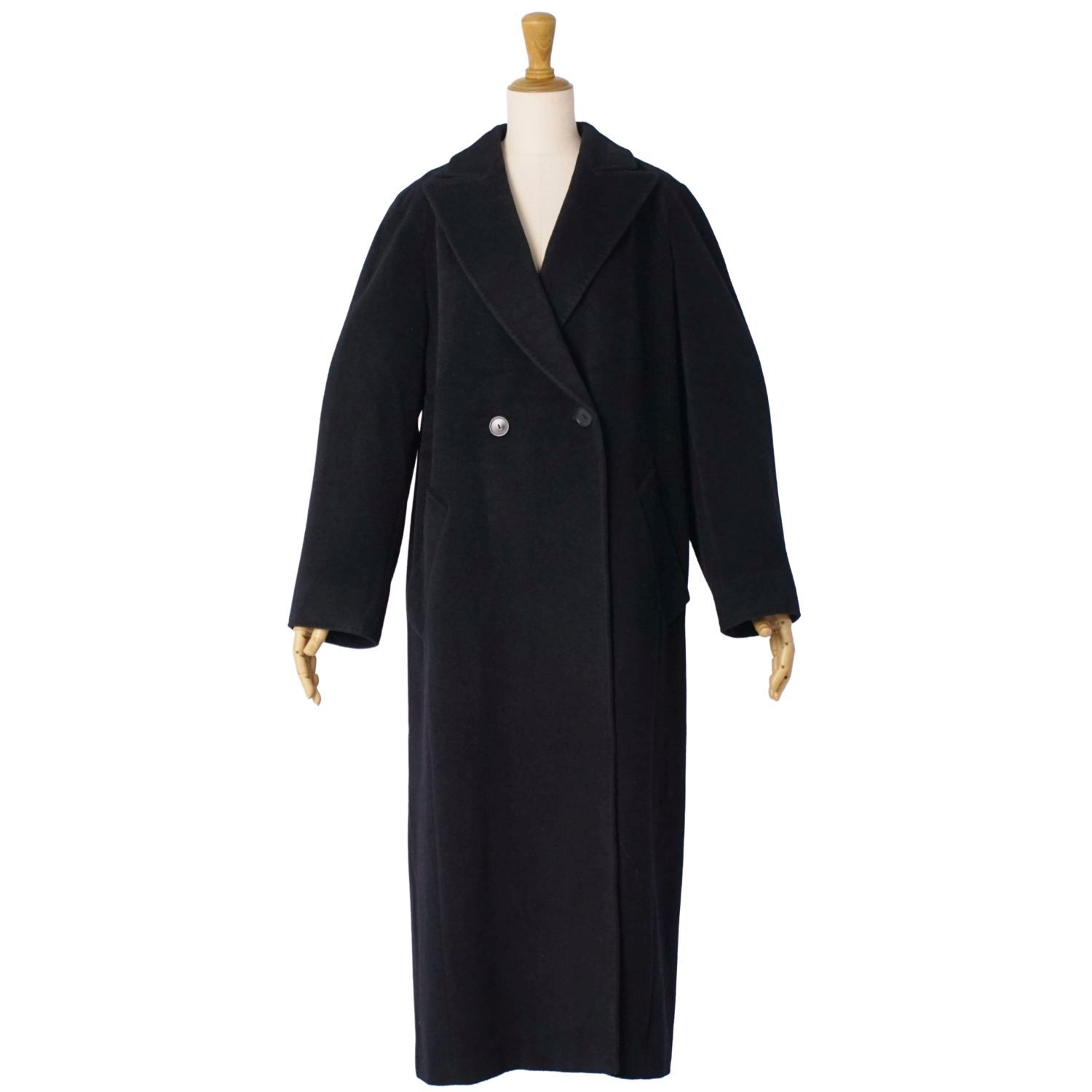 極美品 マックスマーラ Max Mara コート ロングコート ダブルブレスト