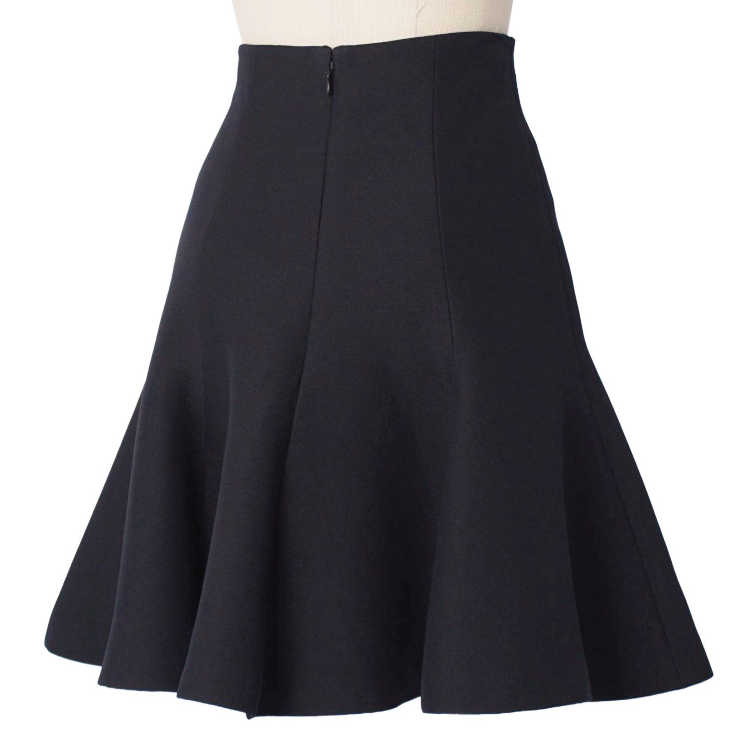 A*様 クリスチャンディオール☆ブラックフレアスカート 美品 クリスチャンディオール Christian Dior スカート フレアスカ