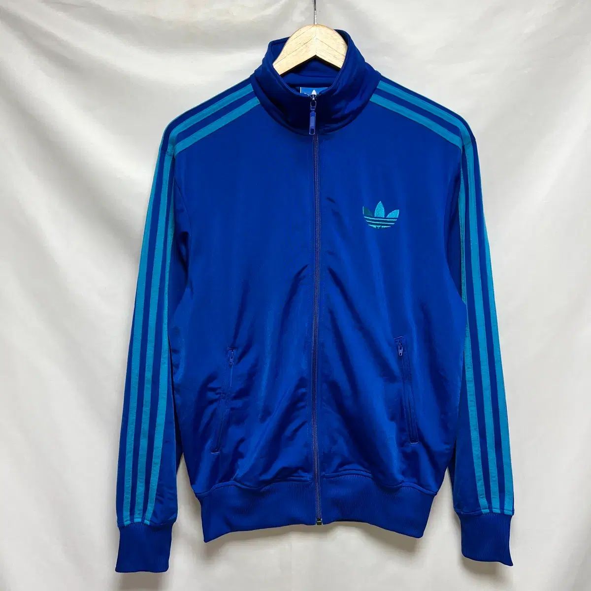 正規品/90 adidas 旧ファイヤーバード ブルー スカイ トラックジャージ