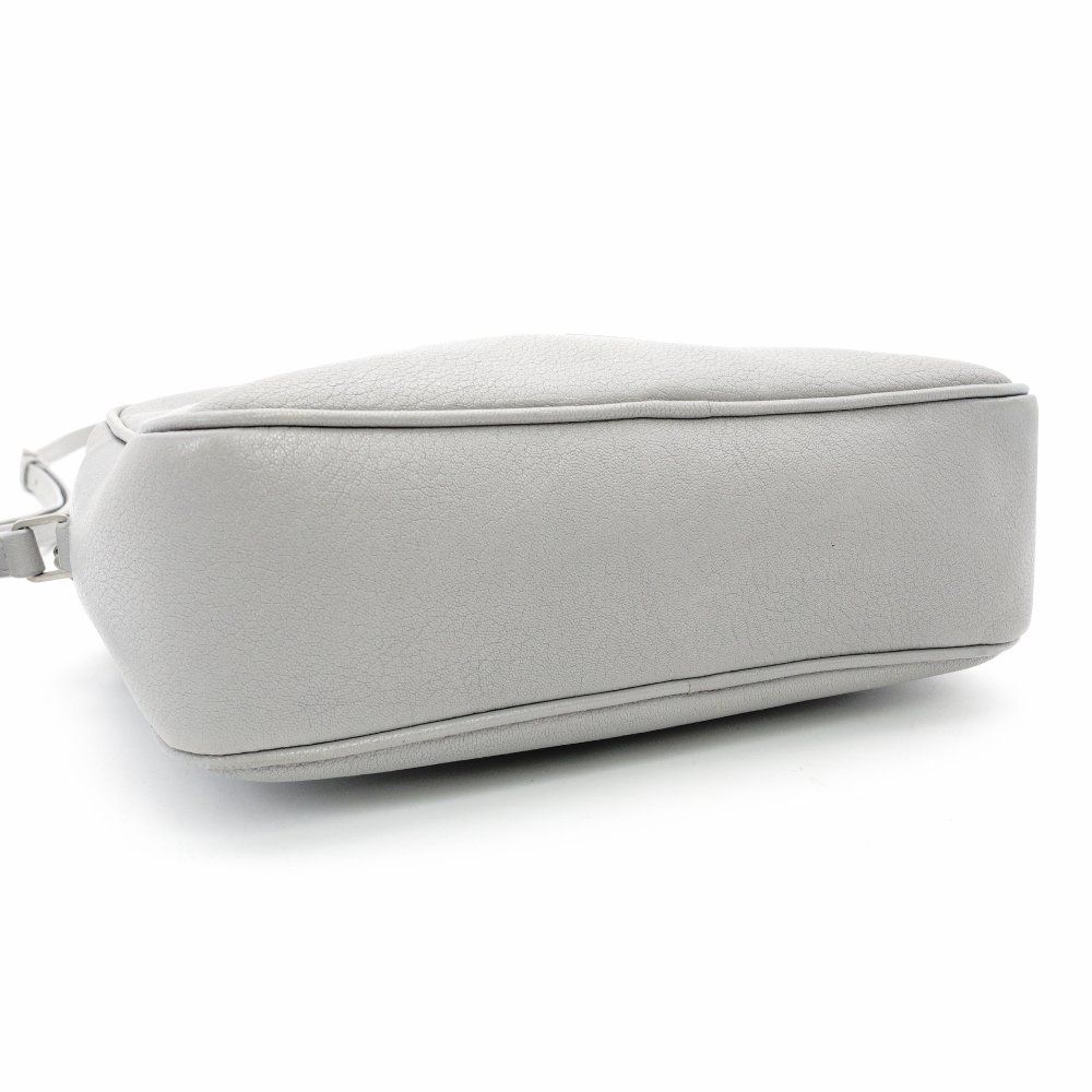 サンローラン SAINT LAURENT ショルダーバッグ レザー YSL グレー