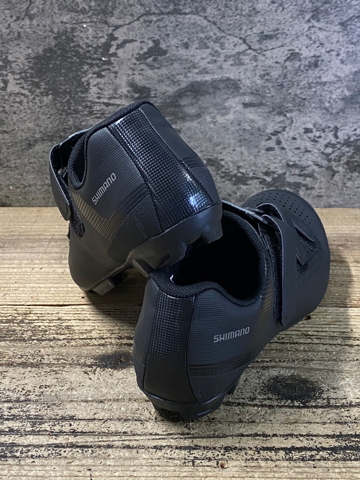 Shimano ブラック ビンディングシューズ Shimano XC302 (SH-XC302) シマノ グラベルバイク ビンディング