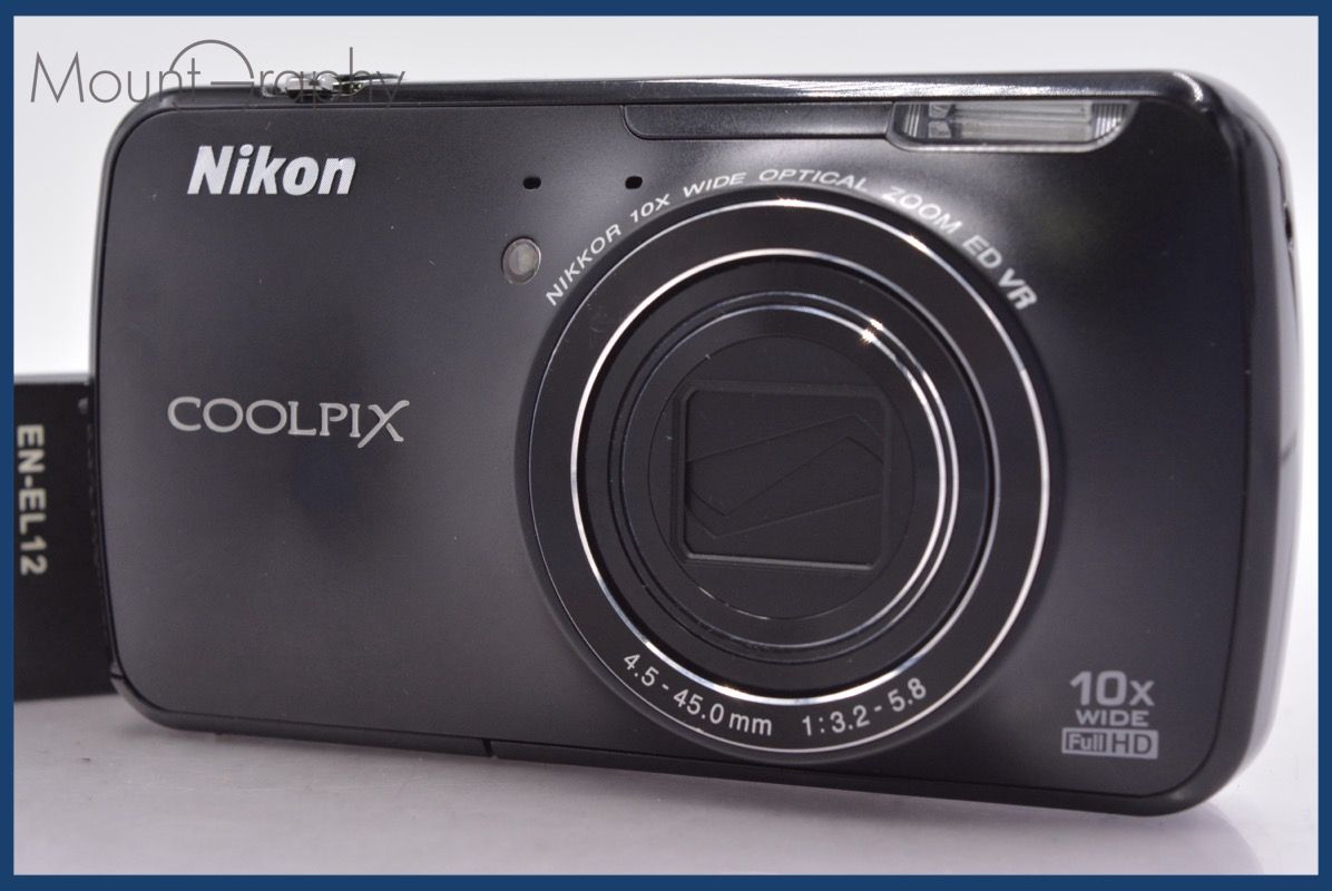 ◇【Nikon ニコン】COOLPIX S800c コンパクトデジタルカメラ ブラック