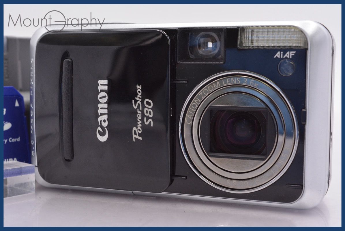 Canon Canon Power Shot S80 3.6x Battery, Charger, and Memory Card Included Free #yk5743