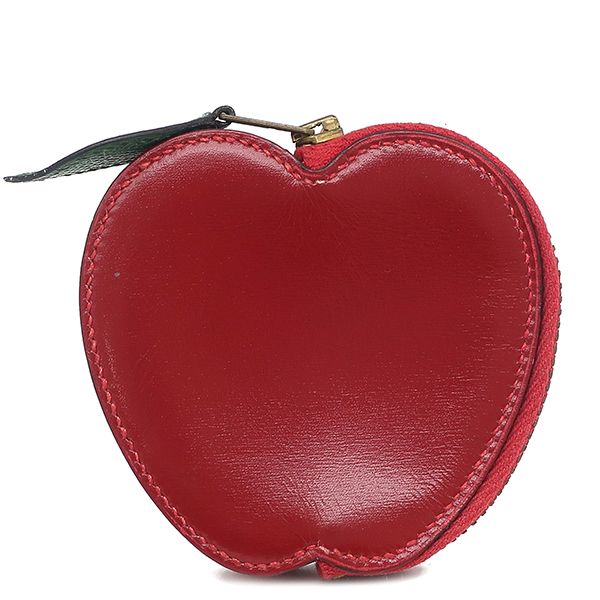 HERMES エルメス レザー フラグメントケース コインケース ボルドー系