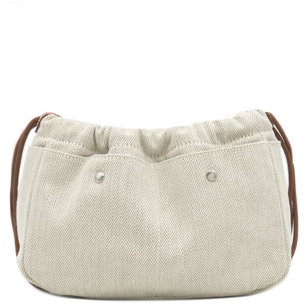 エルメス HERMES ポーチ フールビ20 トワルシェブロン レザー