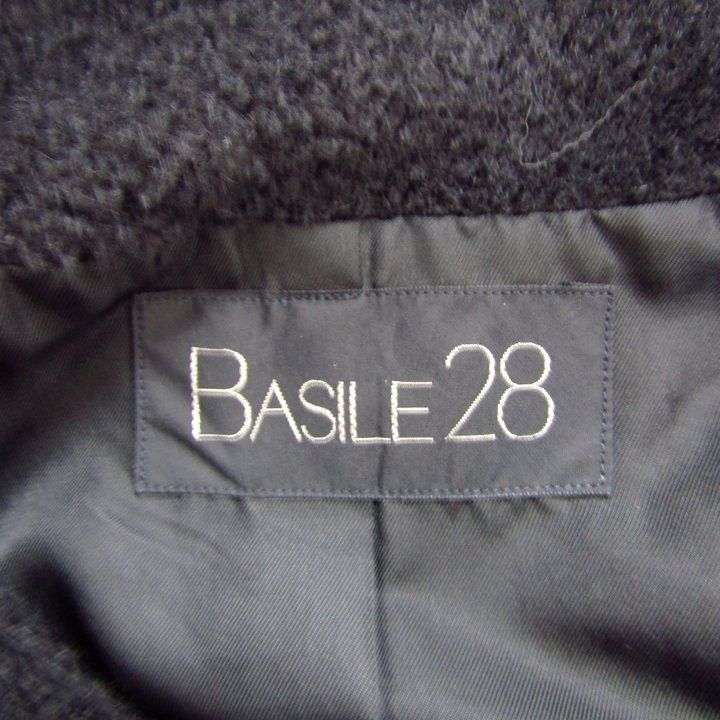 バジーレ28 ロングコート ウールコート アウター アルパカ混 日本製  