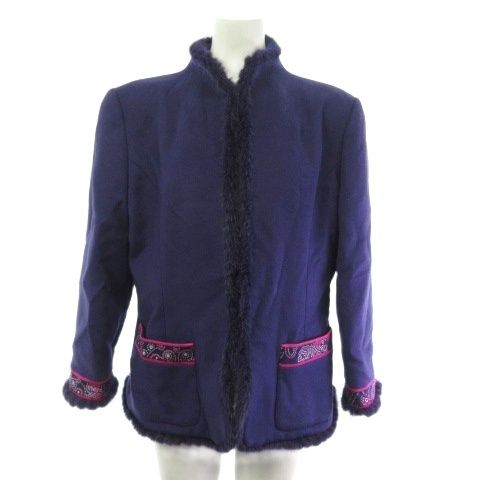 レオナール LEONARD ファッション カシミヤ ジャケット コート ミンク