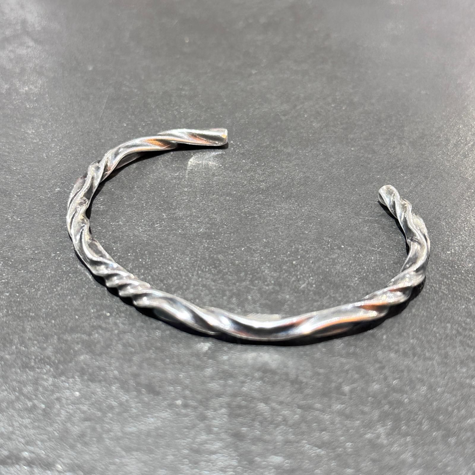 参考上代36300円 DEAL DESIGN REVERSE TWIST BANGLE リバースツイスト