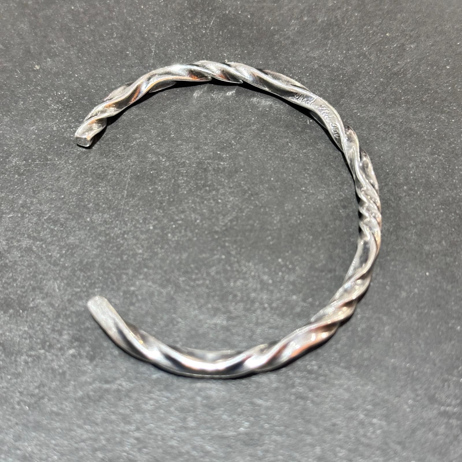 参考上代36300円 DEAL DESIGN REVERSE TWIST BANGLE リバースツイスト