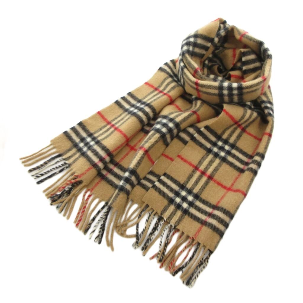 バーバリーズ Burberrys ヴィンテージ マフラー ストール フリンジ