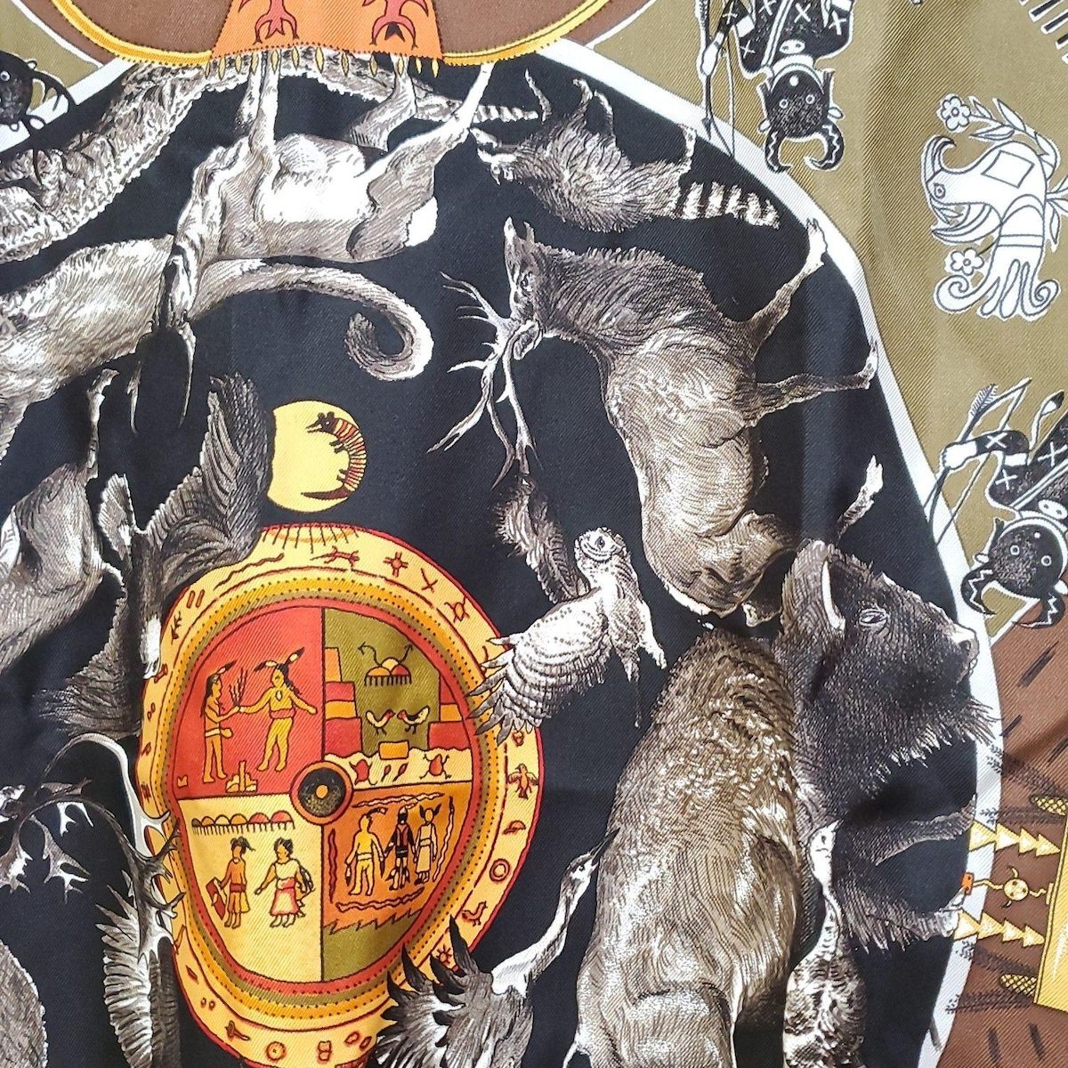 HERMES(エルメス) 長袖カットソー サイズXS レディース美品 - 黒