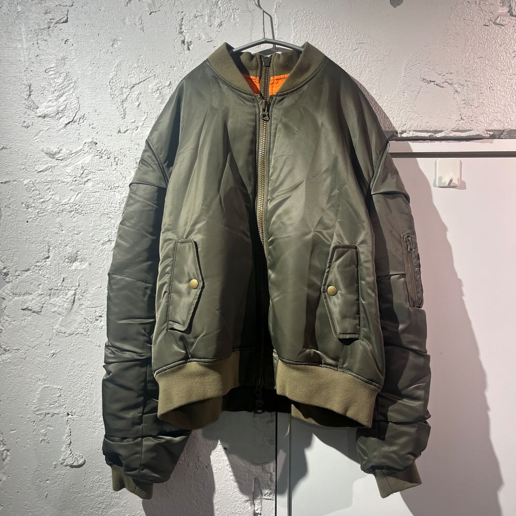 AMNJX アマノジャク 27CIRCUS MA-1 エムエーワン ANX-055 カーキ size