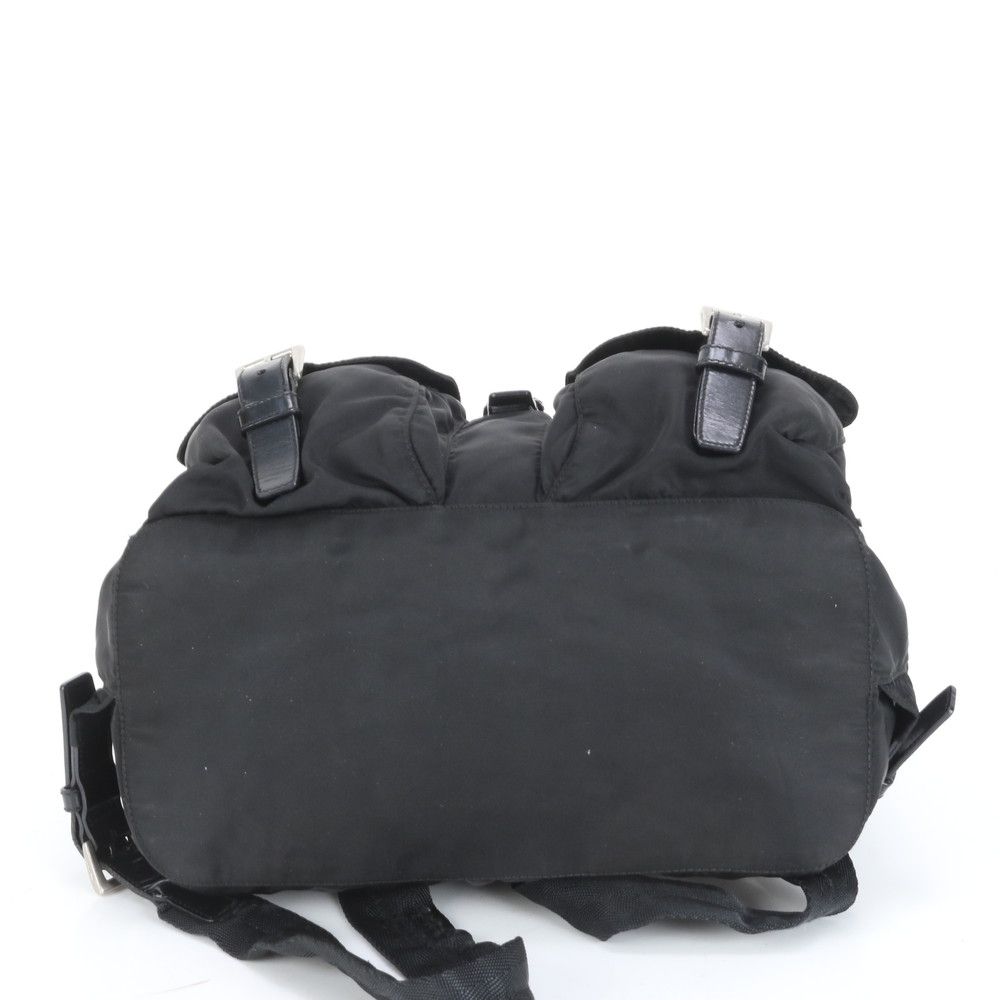 美品 プラダ テスート ナイロン 三角ロゴ レザー リュックサック