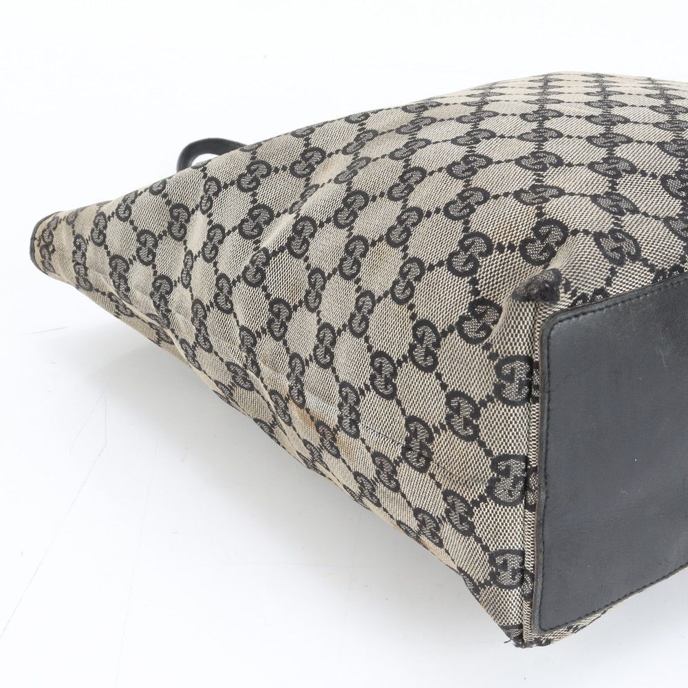 美品 グッチ GG キャンバス 002 1098 レザー トート バッグ 肩掛け