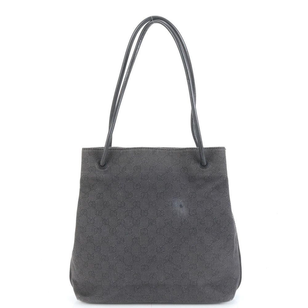 極美品✨グッチ　トートバッグ　レザー　グレー 美品 グッチ GG キャンバス 101341 レザー トート バッグ 肩掛け