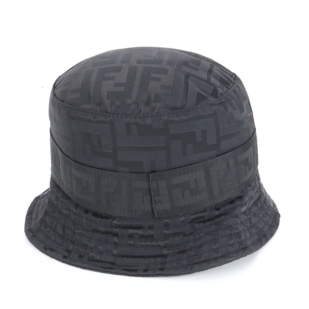 極美品 フェンディ ズッカ バケット ハット バケハ 帽子 8H0032