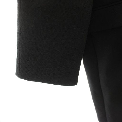 ポールカ PAULE KA ウールコート アウター ミドル ケープ 36 黒